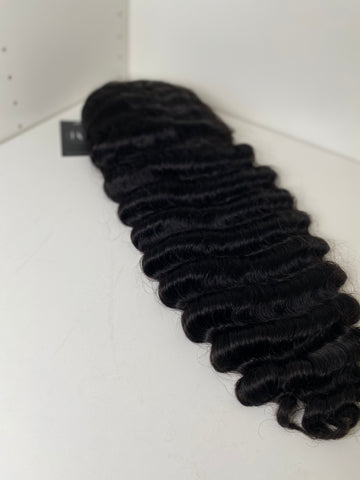 Un-customized 5x5 Closure DEEP WAVE wig