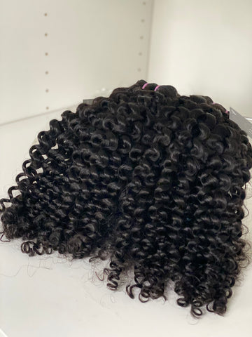 Un-customized 5x5 Closure ITALIAN CURL wig