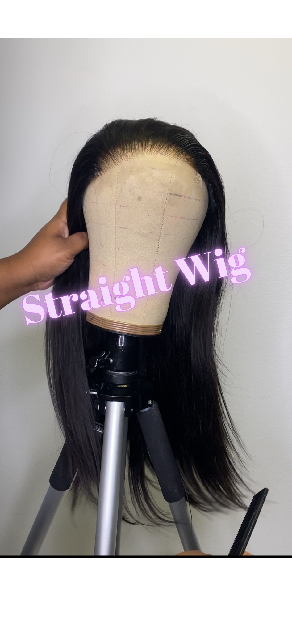 Un-customized 5x5 Closure STRAIGHT wig